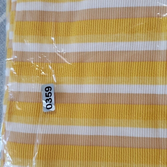 Nwt Zara Yellow Striped Maxi racerback Dress, Size S - Picture 13 of 13